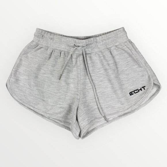 ECHT Pants - ECHT Apparel Womens Athletic Shorts Heather Grey Elastic Waist Tennis Gym Medium